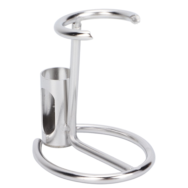 Razor Stativ Praktisk Sølv Metal Anti-Skrid Sikker Hurtig Tørrende Razor Holder Razor Hanger Barbering Værktøj
