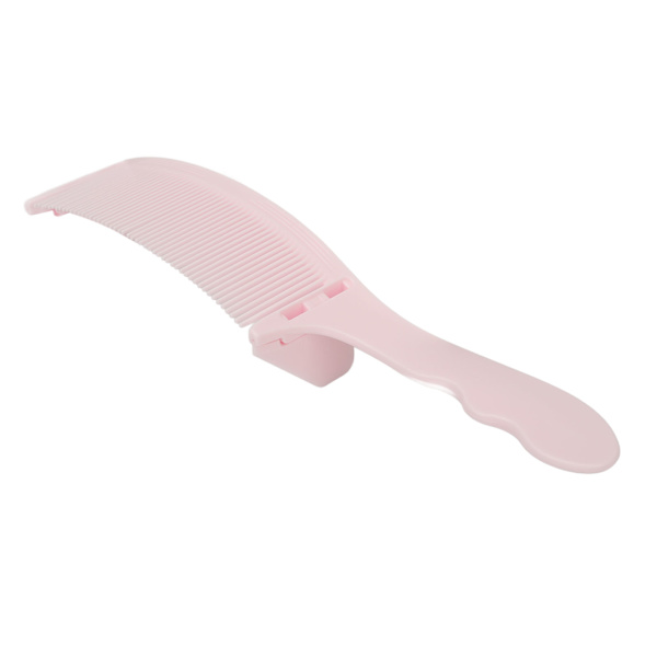 Böjd frisörkamm Flat Top S-form Professionellt frisörverktyg Frisyrkamm Rosa