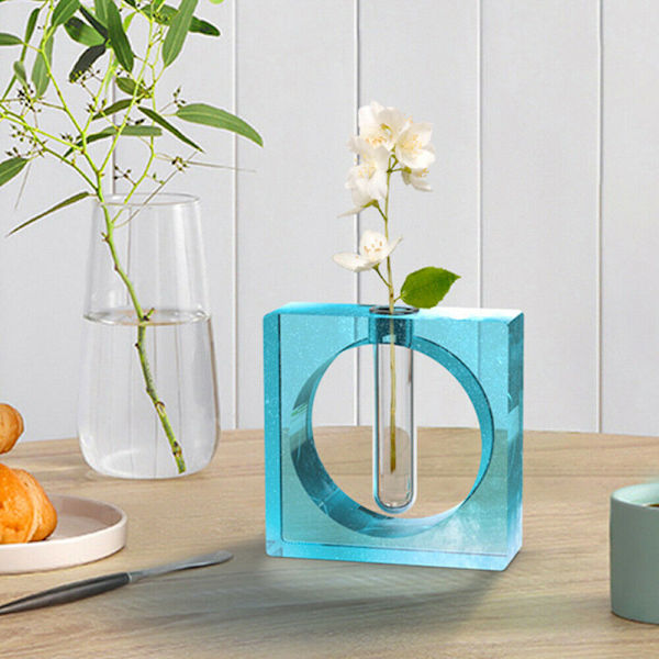 3 st Formar DIY Blomkruka Vas Silikon Hantverk Form ljuslila 3-pack
