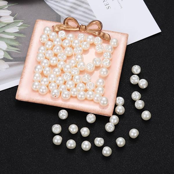 50 stk/100 stk Perle Knapper Sy Scrapbooking 50 stk