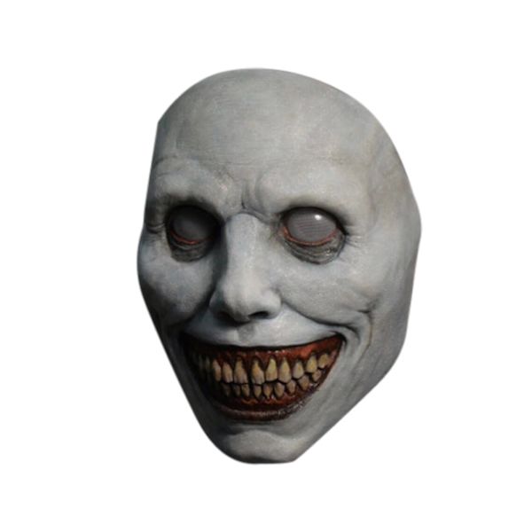 Leende Demon Terror Mask white