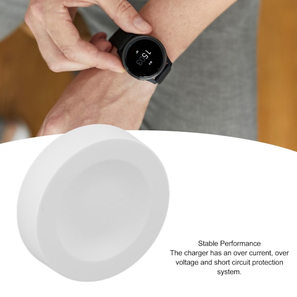 Magnetisk Laddningskabel Smartklocka Laddare för Watch GT3 GT2 Pro GT2 ECG GT Cyber Vit