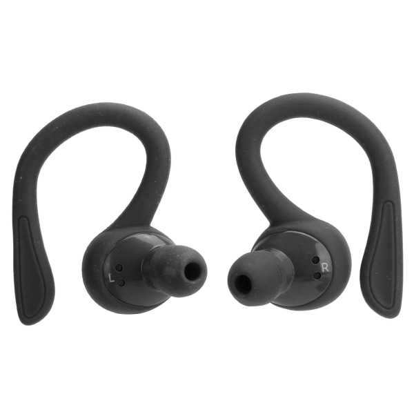 Bluetooth Ørepropper Ørekrog Trådløse Sports InEar Headset Øretelefoner med Opladningsboks (Noir)