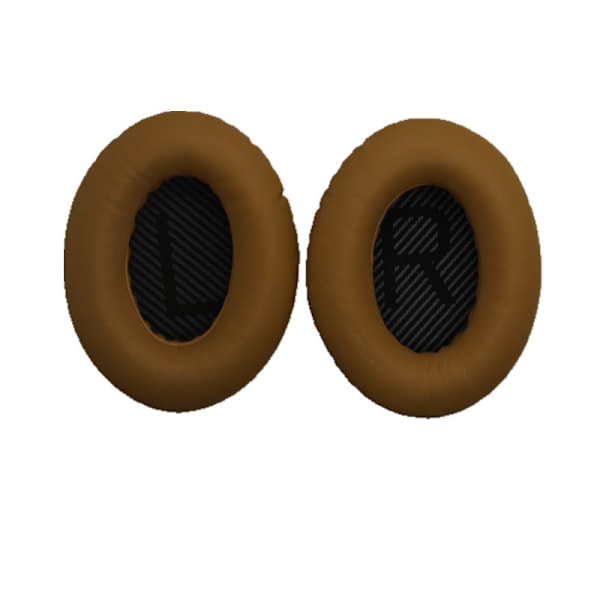BOSE hörlursfodral QC35 QC2 QC25 QC15 AE2i hörlursöronkuddar i havsbomull Khaki with Black Lr Pad Cotton