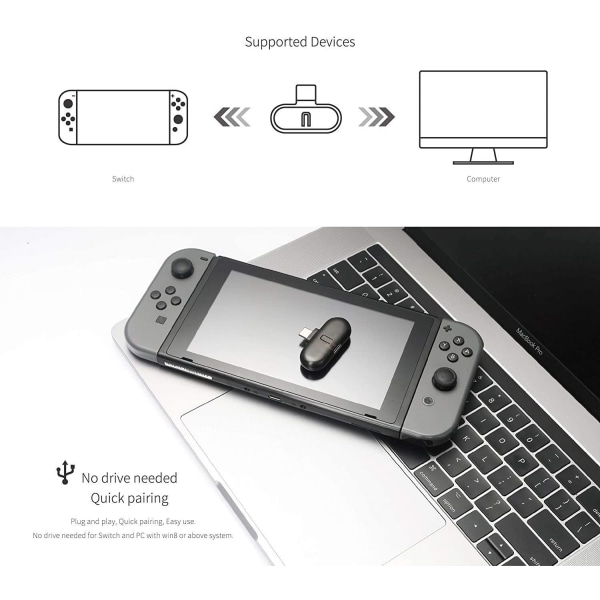USB till Bluetooth-adapter för Switch Port-kort