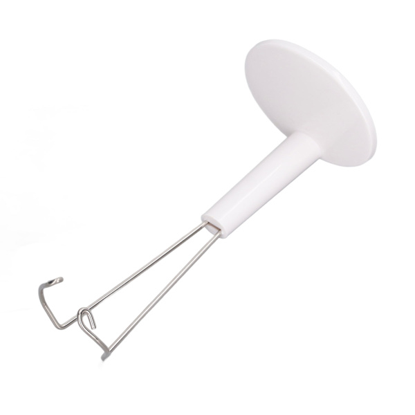 1/6 Doll Stativ Plast Rostfritt Stål Salong Doll Stativ Hållare för 12 Tums Hög Doll Vit