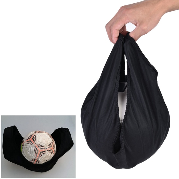 Bærbar letvægts bowlingboldtaske Cleaner Ball Pouch Carrier til træningsudstyr Sort