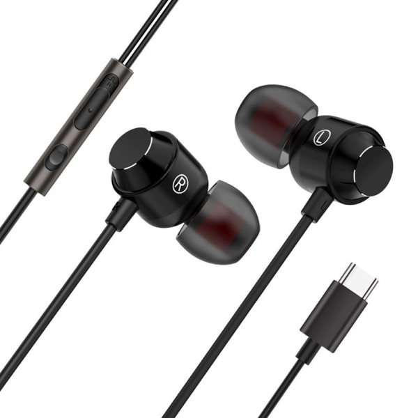 Type-C In-Ear Elegante Hodetelefoner Roségull