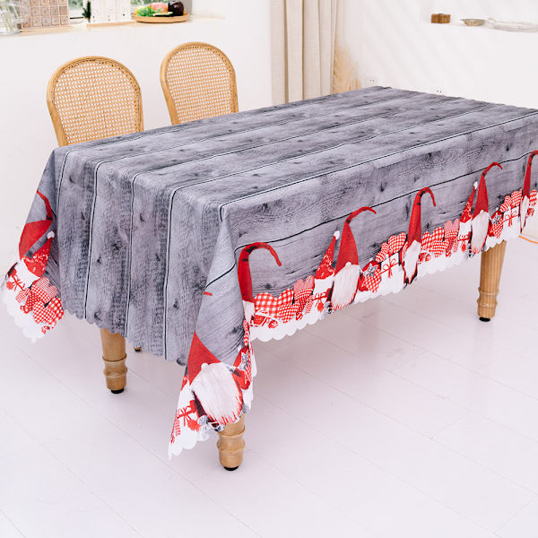Julepynt Kreativ Ny Trykning Dug Bordløbere Julebord Borddekoration 1 180x140cm