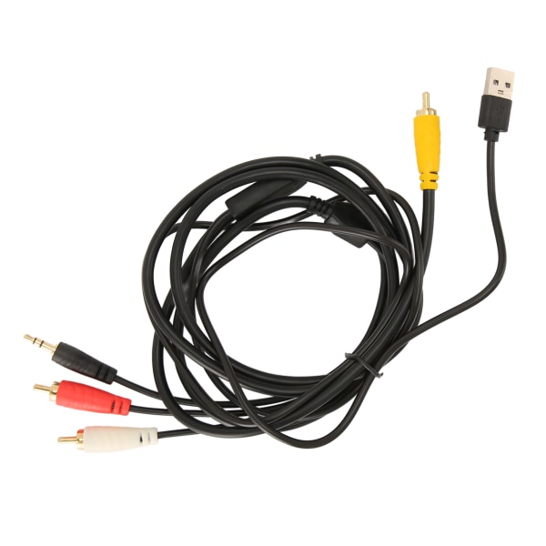 Digital Fiberoptisk til Analog 2RCA 3,5 mm Jack Stereo Lydkabel for TV DVD Nettverksboks