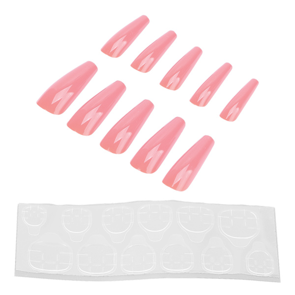 10 stk. Ren Farve Falske Negle Kvinder Piger Udsøgte Moderne Falske Negle Tip Manicure VærktøjN5354-08