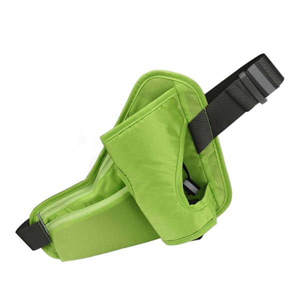 Löparbälte Hydration Midjepack Multifunktionell Vattentät Reflekterande Midjepåse för Utomhussporter Grön