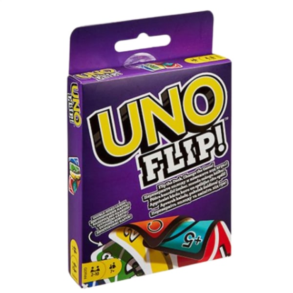 UNO Card Thickened Board Game Engelsk versjon Uno Card Entertainment Poker Flip
