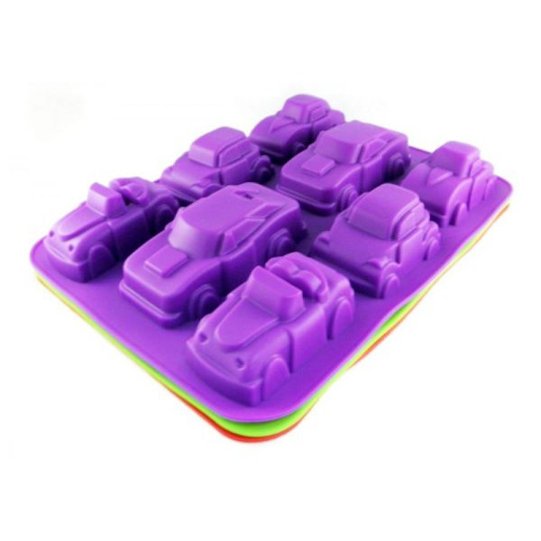 Isform / Chokladform / Geléform - Silikon - Bilar
