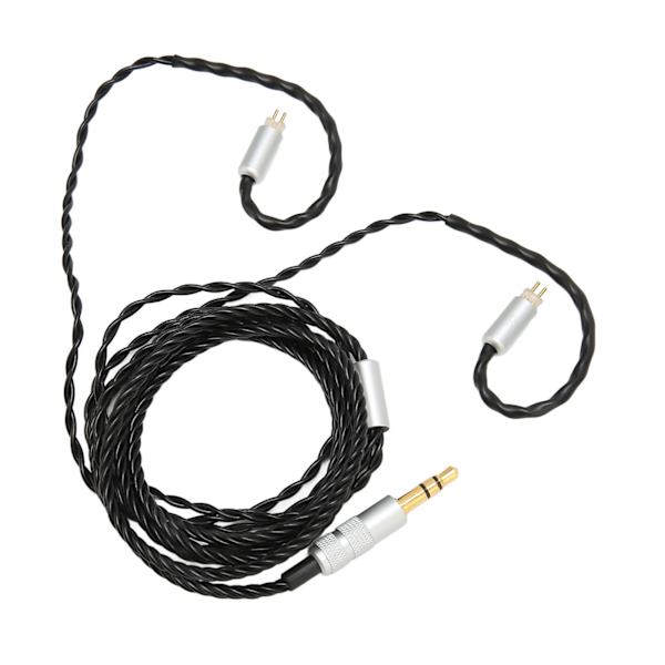 Öronproppsuppgraderingskabel 2 stift 0,78 mm 3,5 mm plugg OFC-kärna ersättningshörlurar tråd för AS10 AS06 ZST ZS3 ZS10 ES3 ES4 ZSR