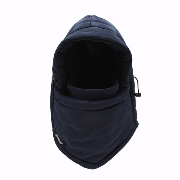 Huvudskydd Skidmask Vinter Balaclava Kallt Väder Vindtät Justerbar Varm Huva Skydd Hatt Mössa Halsduk Water-Repellent Navy Blue Average Size