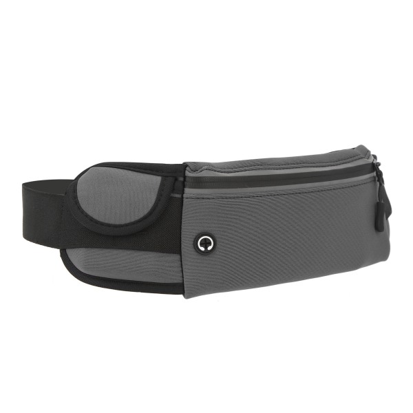 Sports Fanny Pack Ultra Tynn Vanntett Multifunksjonell Løpe Midjeveske for Trening Maraton Grå