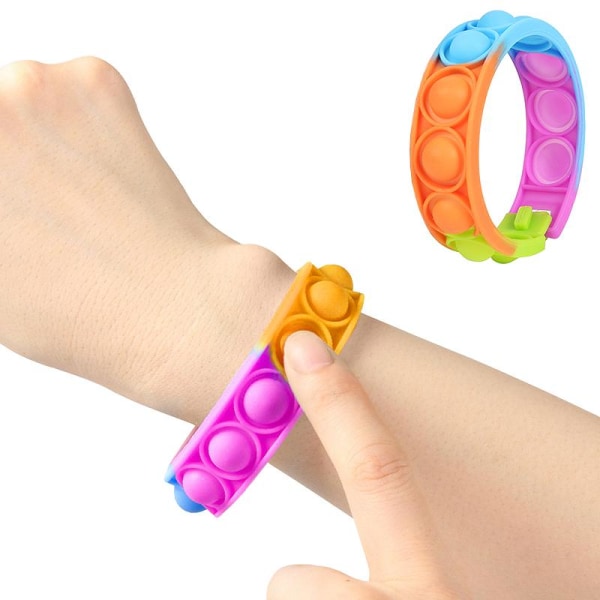 Armbånd Pop It & 3 stk Fidget Toys - Toy / Sensory Multicolor