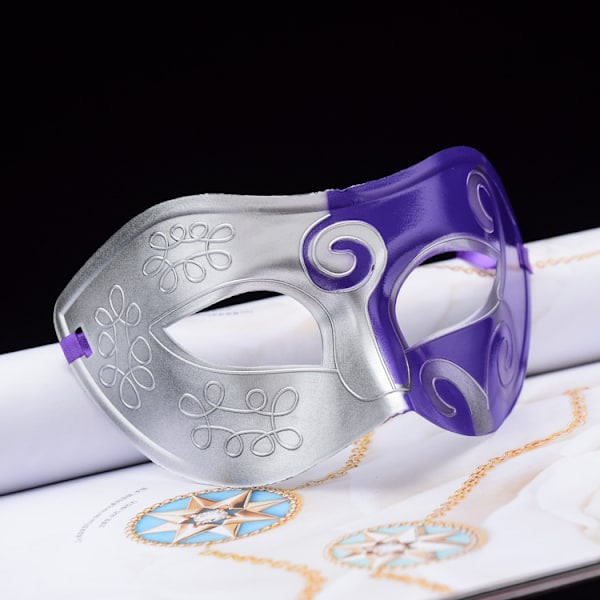 Barnemasker for voksne menn og kvinner, masker for sminkeball og fest D