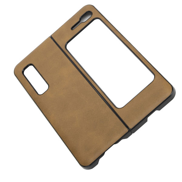 Mobiltelefonskal Shockproof Läderfodral för Samsung Galaxy Z Fold 1 / W20 Brun