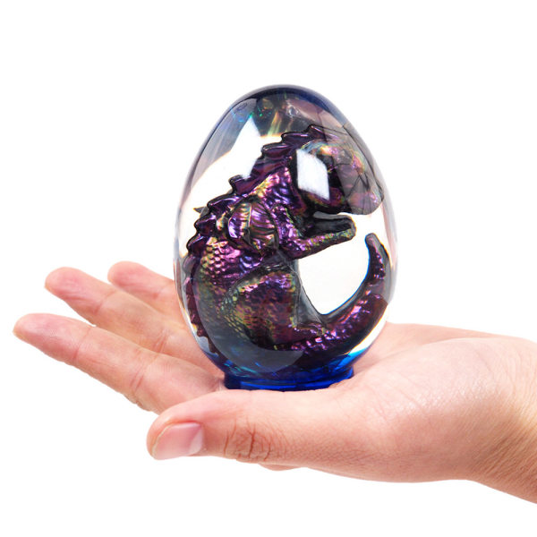 Silikonform for 3D-drage, håndverk, DIY-eggform