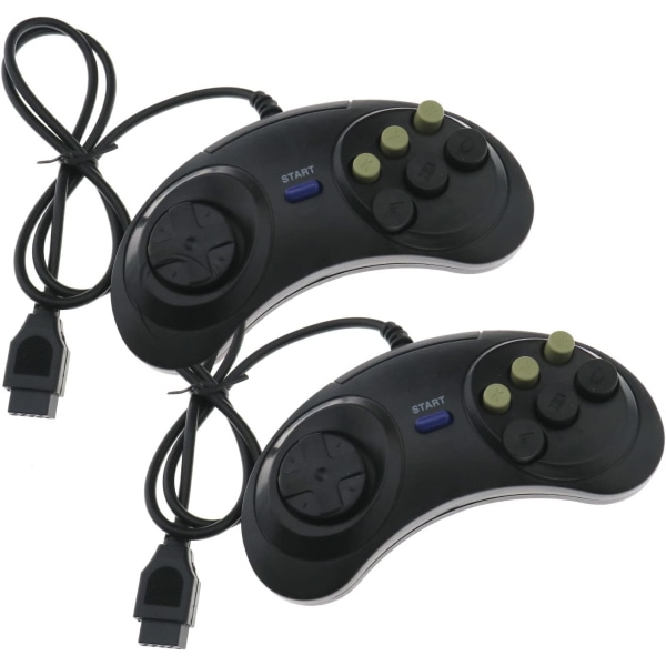 6-knappers spillkontroller kablet joypad