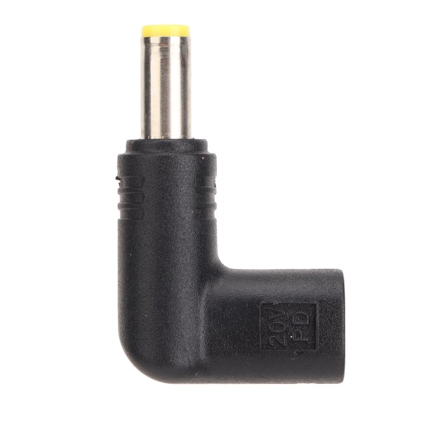100W PD USB 3.1 Typ C hona USB C till DC 18,5‑20V 5,5x1,7mm Adapter PD Emulator Trigger 90 grader vinklad