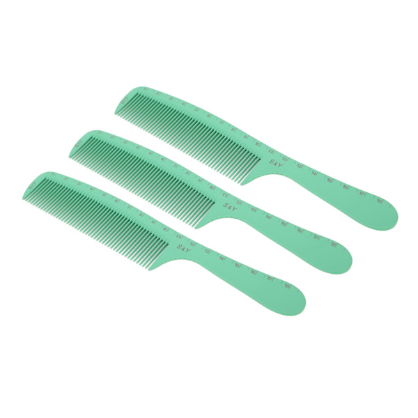 3-pack hårkamset, professionell hemmahårssalongsstylingkam för skägg