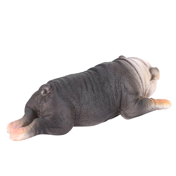 Högsimulerad Fransk Bulldogmodell Sovande Djurleksak för Barnpresent (#873)
