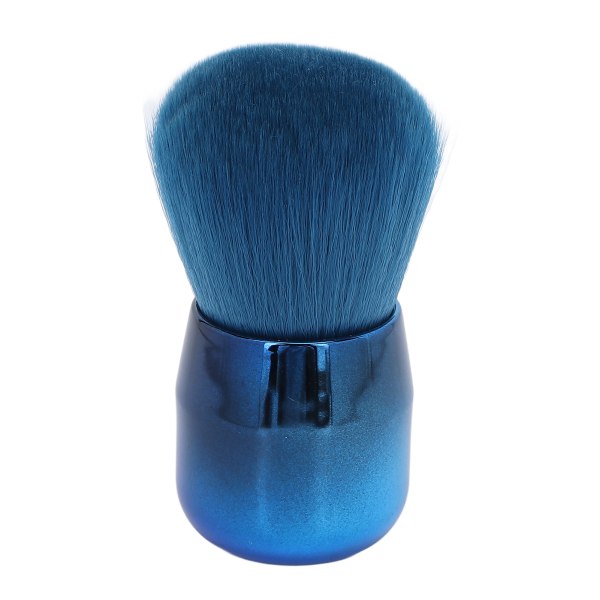Blush Brush Mjukt fluffigt hår Svamphuvud Sminkborste för bronzer Löspulver Kosmetika Mörkblå