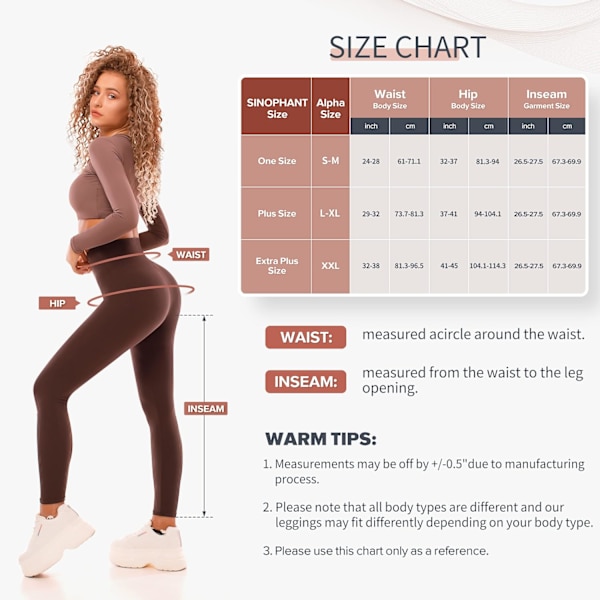 Fleecefôrede Leggings for Kvinner, Myke Elastiske Ugjennomsiktige Leggings med Magekontroll, Termiske Varme Tykke Yogabukser til Vinter S-M