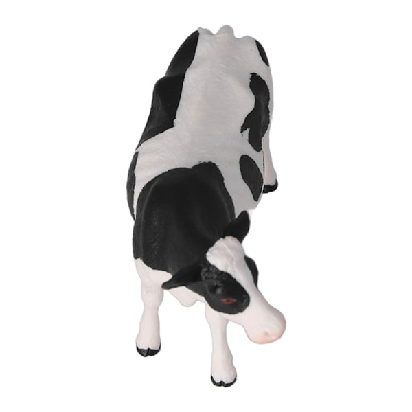 Solid Simuleringsko-Model Levende Plastik Børne Farm Dyremodel Legetøj til Fantasifuld Leg og Kreativitetsstimulering