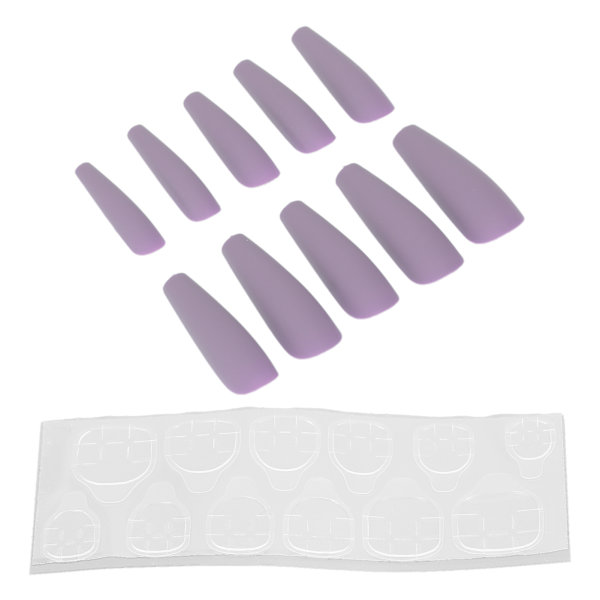 10 stk Tryk-På Negle Kiste Falske Negle Spidser Ekstra Lange Kiste Glimtende Falske Kunstige Negle Manicure Dekoration til Kvinder N5355-01