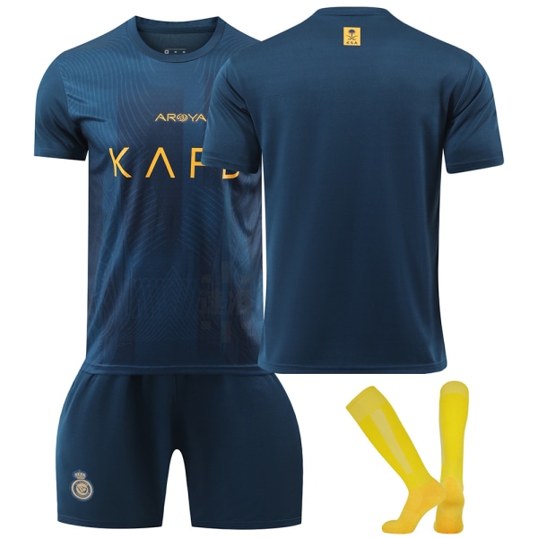 2324 Al-Nassr FC Borta Fotbollströja Nr 7 Fotbollsträningsoverall Nr 10 No.7 #XXL