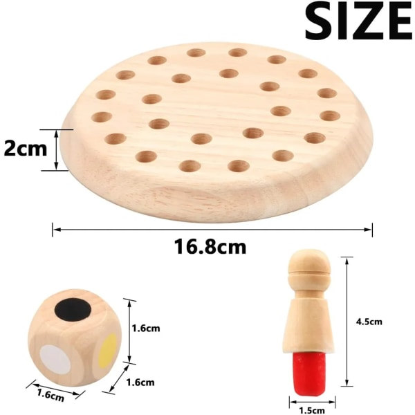 1 Set Familjespel Trämminnesspel 1