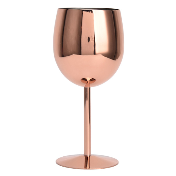 350 ml Punainen Viinilasi Ruostumattomasta Teräksestä Valmistettu Malja Titanize Cocktail Samppanja Lasi Keittiöön Juhliin Baariin