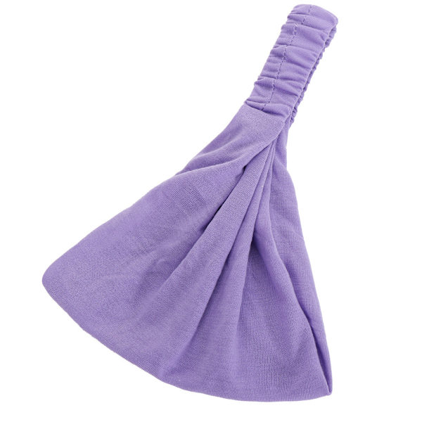 Hårband i breda Leotards enfärgad purple