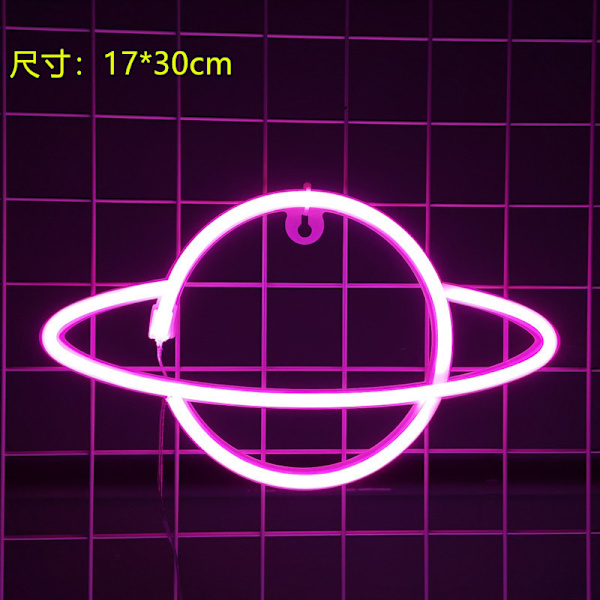LED Planet Rocket Neonljus - Färgglad Ljusdesign 6