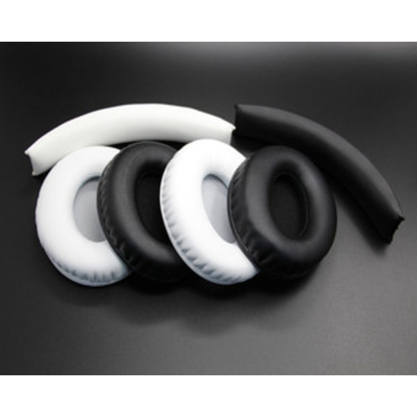 BOSE hörlursfodral QC35 QC2 QC25 QC15 AE2i hörlursöronkuddar i havsbomull Khaki with Gray Pad Cotton