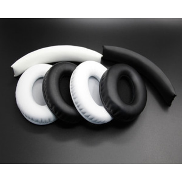 BOSE-kuulokkeiden kotelo QC35 QC2 QC25 QC15 AE2i kuulokkeille, merivillaiset korvatyynyt Black with Blue Lr Pad Cotton