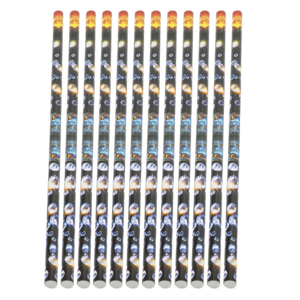 12 stk Nail Dotting Wax Pen Selvklebende Rhinestones Picker Wax Pen for Nail Art DIY dekorasjon Hvit