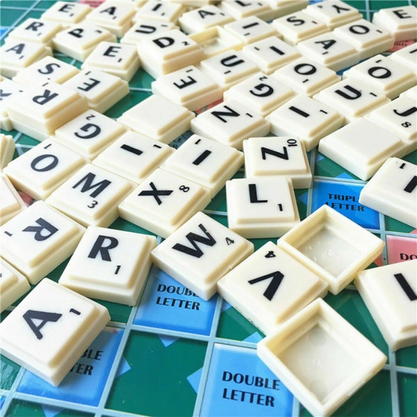 Perheen Alkuperäinen Scrabble Lapsille Opettavainen Englannin Kielipeli