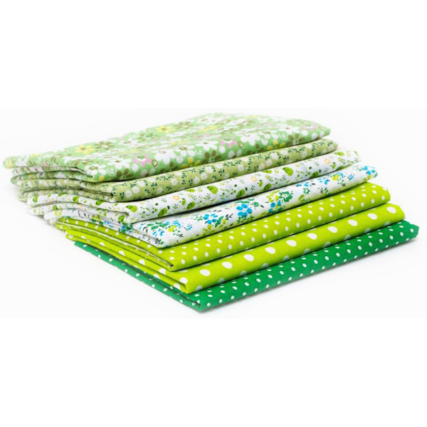7 stk. Assorteret Fat Quarter Bundt Quilt Quilting Bomuldsstof Syning DIY Sæt