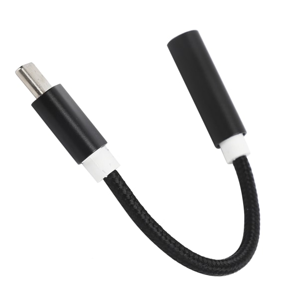 Type C til 3,5 mm Aux Audio Adapter Flettet Audio Headset Adapter til Letv / XiaomiBlack