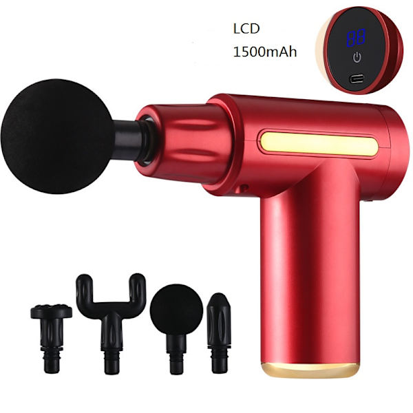LCD Mini USB Lihasmassager Syvä Iskuhoito