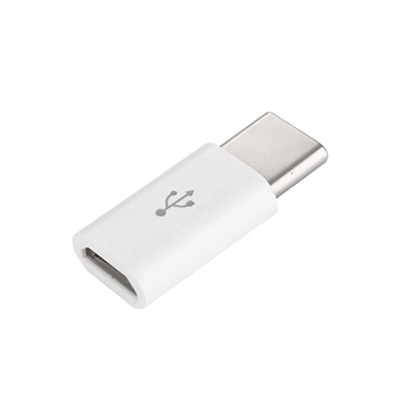 2-pack Micro USB till USB C-adapter svart