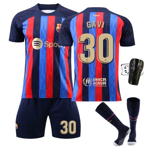 No. 10 Massey Jersey No. 9 Levin No. 8 Pederi 30 Garvey Fodbolddragt Sæt No. 30 with Socks #2XL