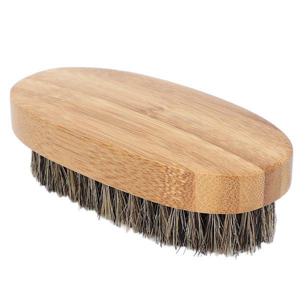 Skäggstylingborste Mjuk Bambu Bekväm Massage Skägg Hår Skönhetsborste för Män och Kvinnor