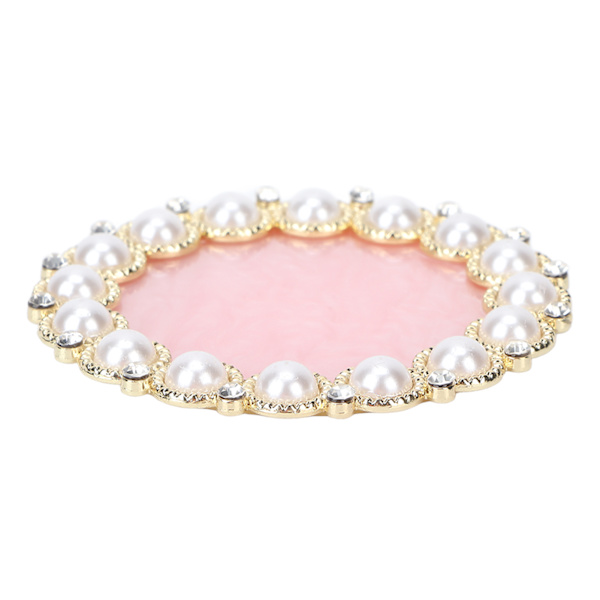 Nagelkonstdisplaybräda Kosmetisk Nagelblandningspalett Färgblandning Nagelkonsttips Displayplatta Guld Rosa