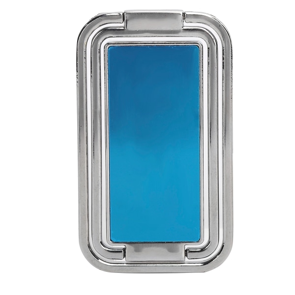 Finger Ring Mobiltelefonhållare Stativ 360° Rotation Metall Ring Spänne Multivinkel Handgrepp (Silver)